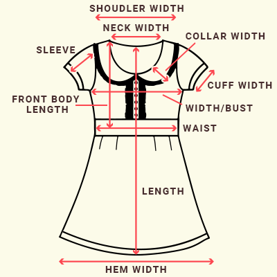 dress measurement details