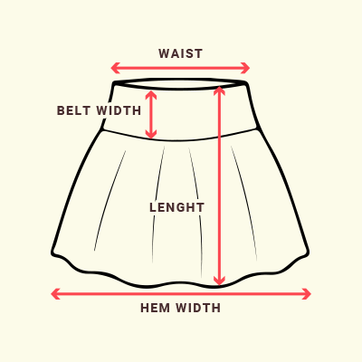 skirt measurement details