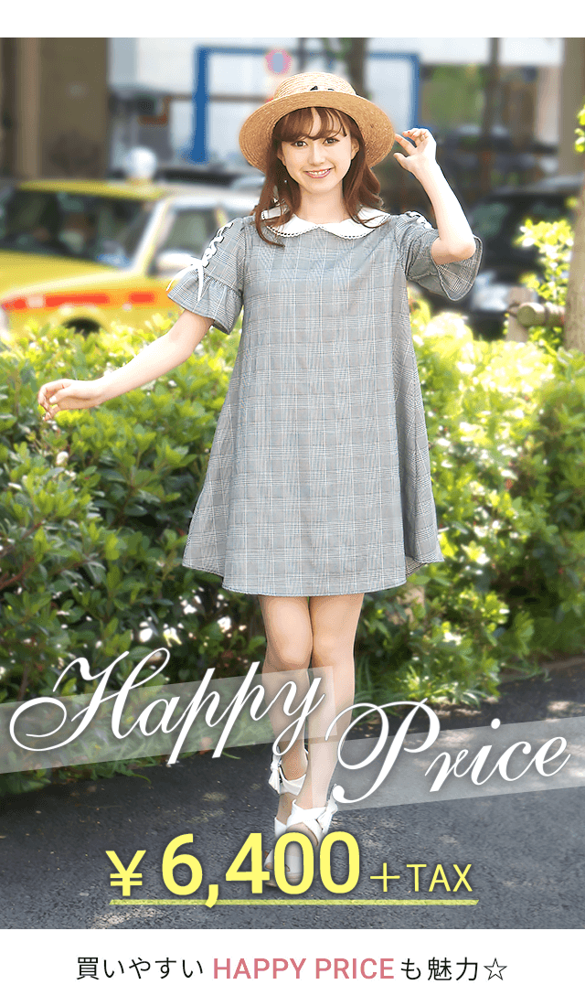 袖リボングレンチェックワンピース Liz Lisa リズリサ 公式通販 Tokyo Kawaii Life