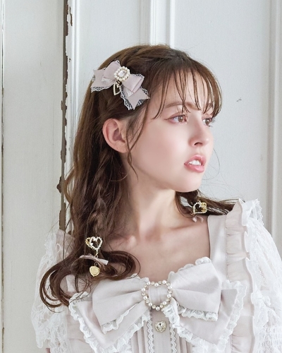 （ki:::）00's LIZLISA リズリサ トップス 4着セット LIZLISA リズリサ MelodyBunny柄セットアップ ブラック 半袖